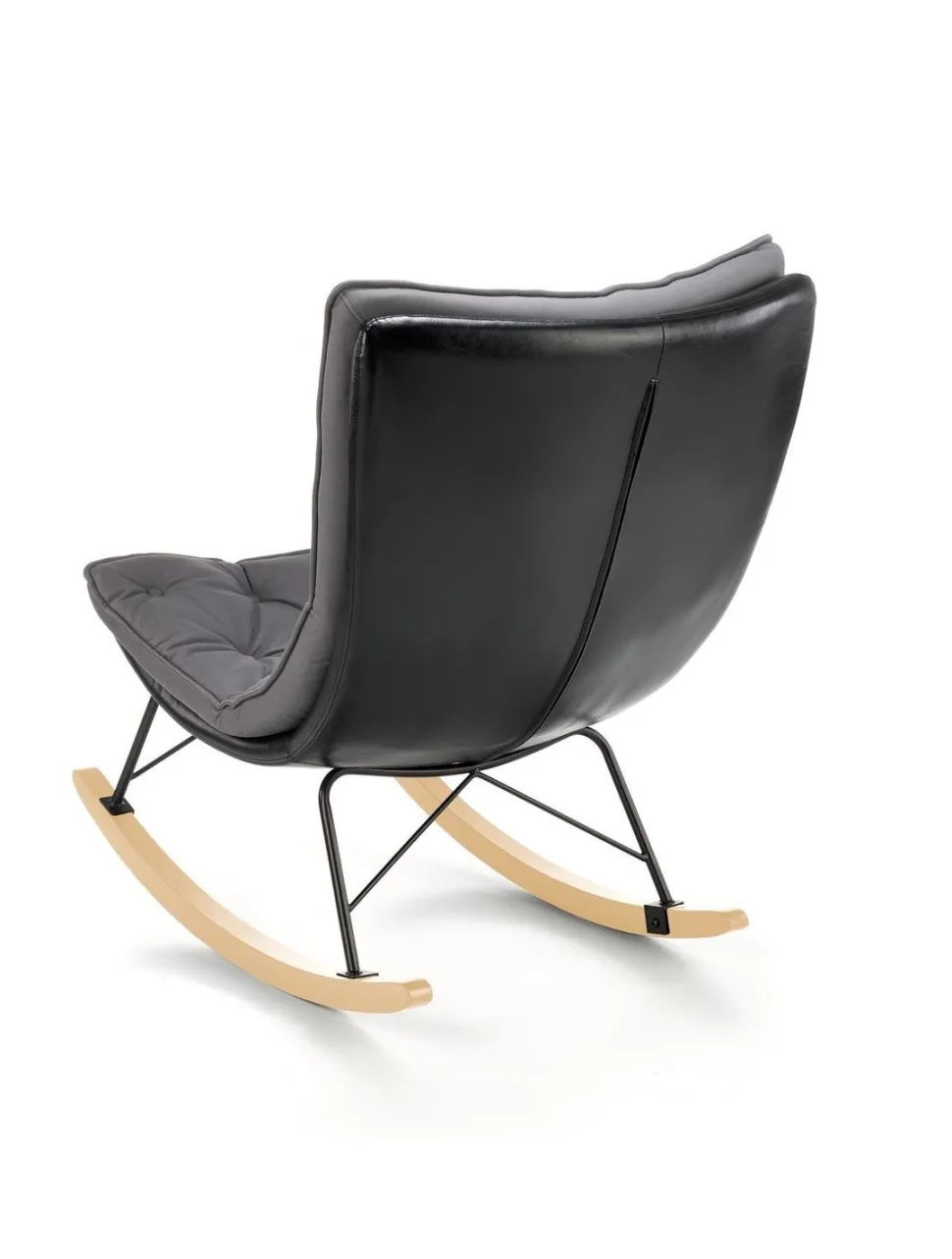 Fotel na biegunach Digro szary