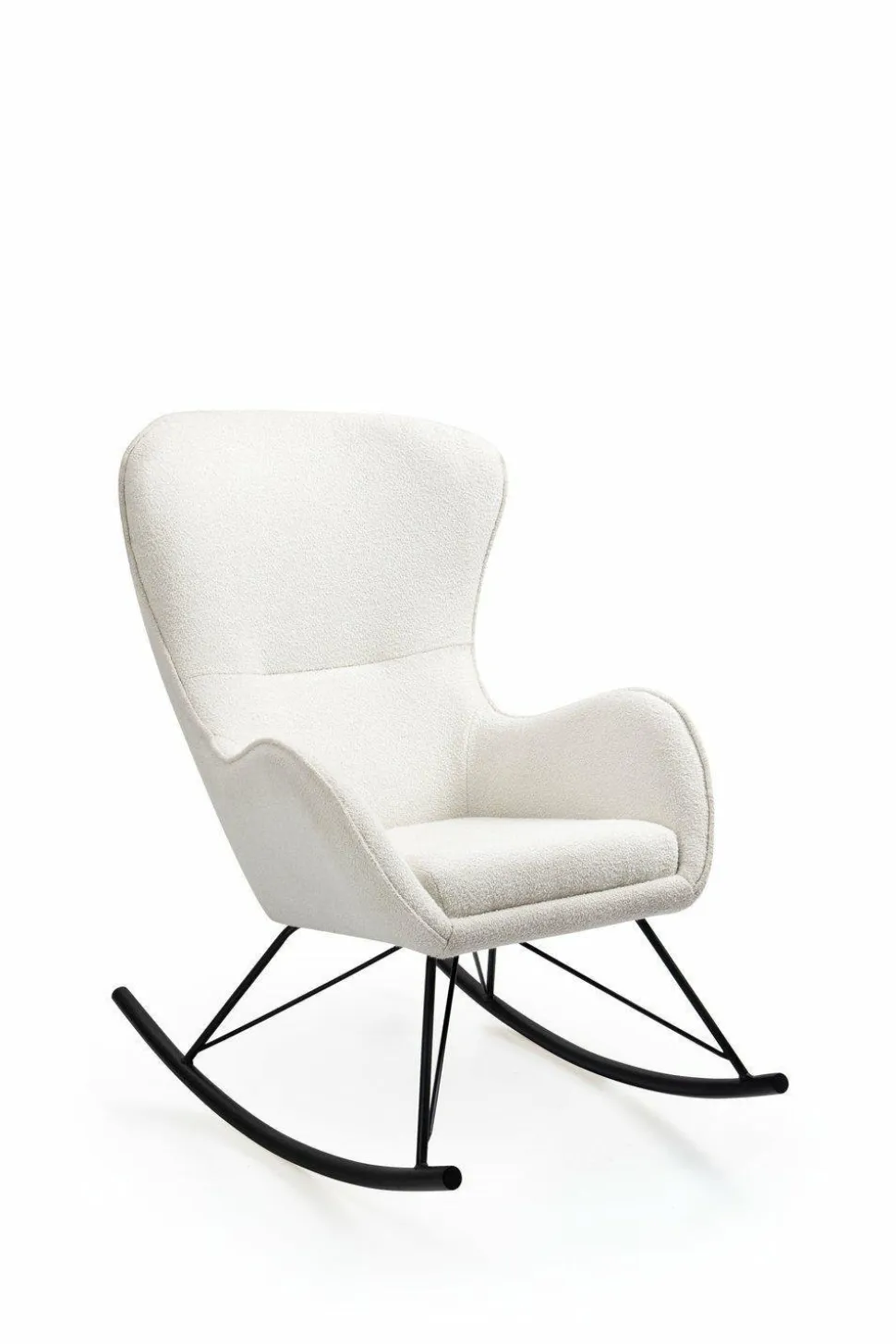 Fotel na biegunach Fabi biały