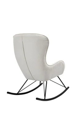 Fotel na biegunach Fabi biały