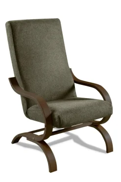 Fotel na płozach Corsica zielony/ orzech  Matana 6