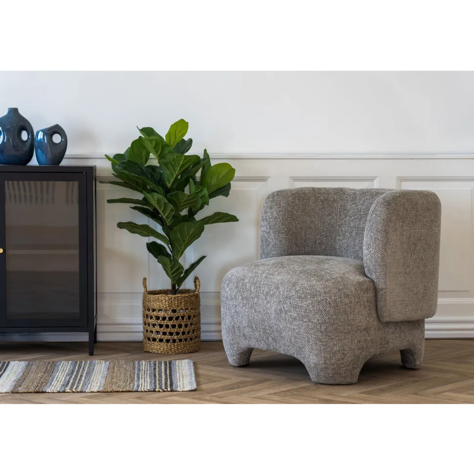 Fotel Nazare brązowy