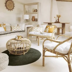 Fotel Neta rattan naturalny