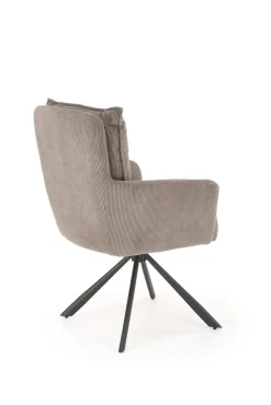 Fotel obrotowy Aldora popielaty