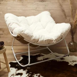 Fotel Odin baranek kremowy