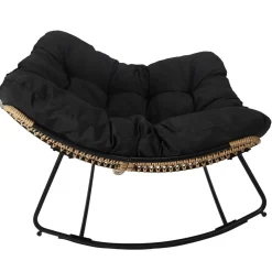 Fotel ogrodowy Tulum czarny