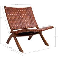 Fotel Perugia skóra czarna