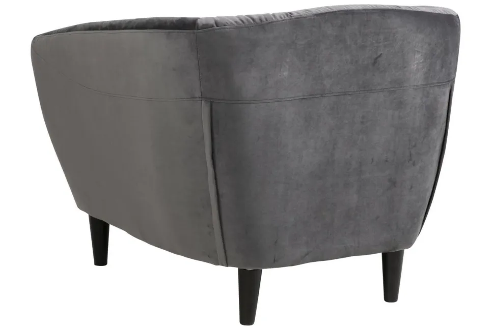 Fotel Ria VIC Dark grey pikowany