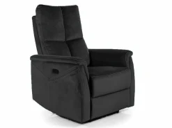 Fotel rozkładany Mars czarny VIC z funkcją masażu