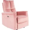 Fotel rozkładany Mars różowy VIC