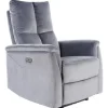 Fotel rozkładany Mars szary VIC