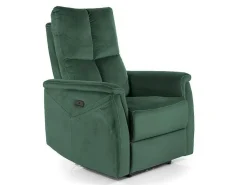 Fotel rozkładany Mars zielony VIC z funkcją masażu
