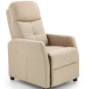 Fotel rozkładany recliner Dativo beżowy