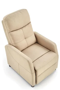 Fotel rozkładany recliner Dativo beżowy