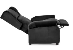 Fotel rozkładany recliner Nagu czarny