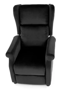 Fotel rozkładany recliner Nagu czarny