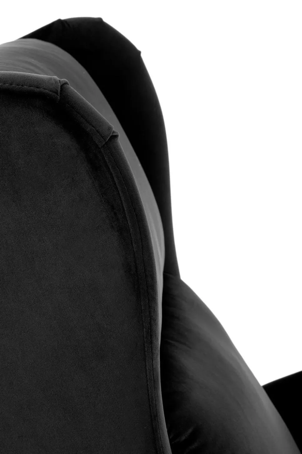 Fotel rozkładany recliner Nagu czarny