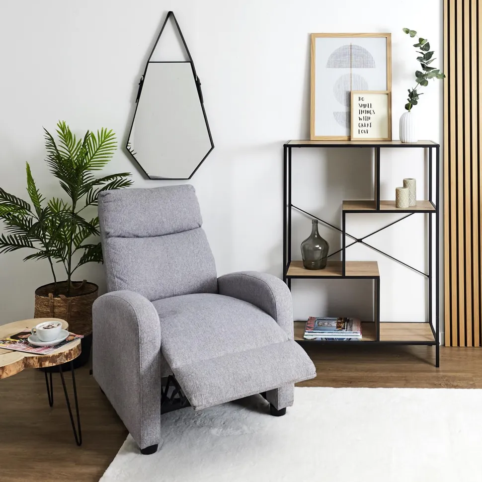 Fotel rozkładany Recliner Dream szary