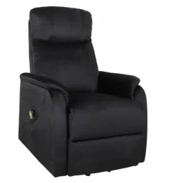 Fotel rozkładany recliner Ariel czarny