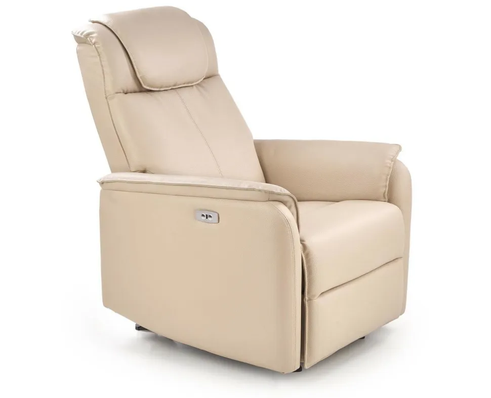 Fotel rozkładany recliner Paradise beż