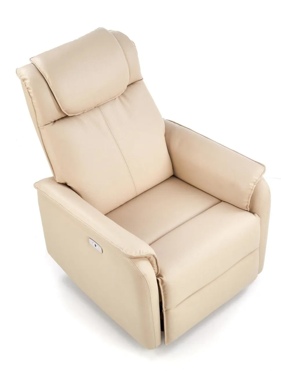 Fotel rozkładany recliner Paradise beż