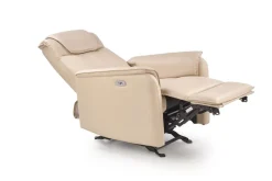 Fotel rozkładany recliner Paradise beż