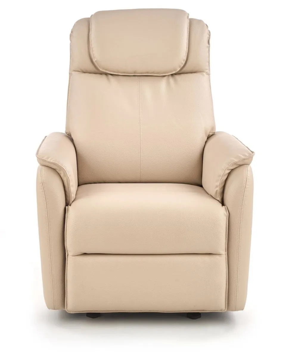 Fotel rozkładany recliner Paradise beż