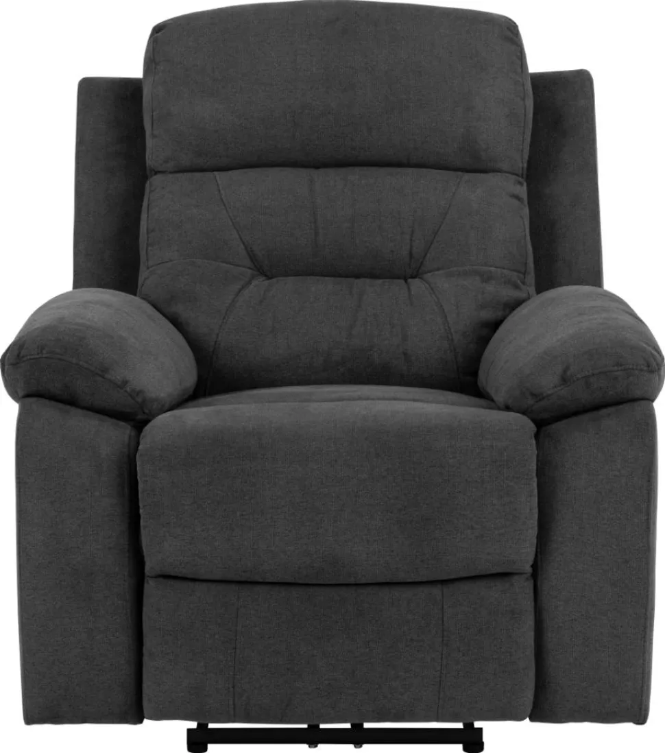 Fotel rozkładany recliner Vansbro szary ciemny