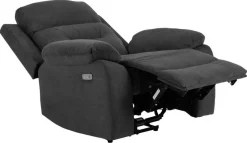 Fotel rozkładany recliner Vansbro szary ciemny