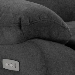 Fotel rozkładany recliner Vansbro szary ciemny