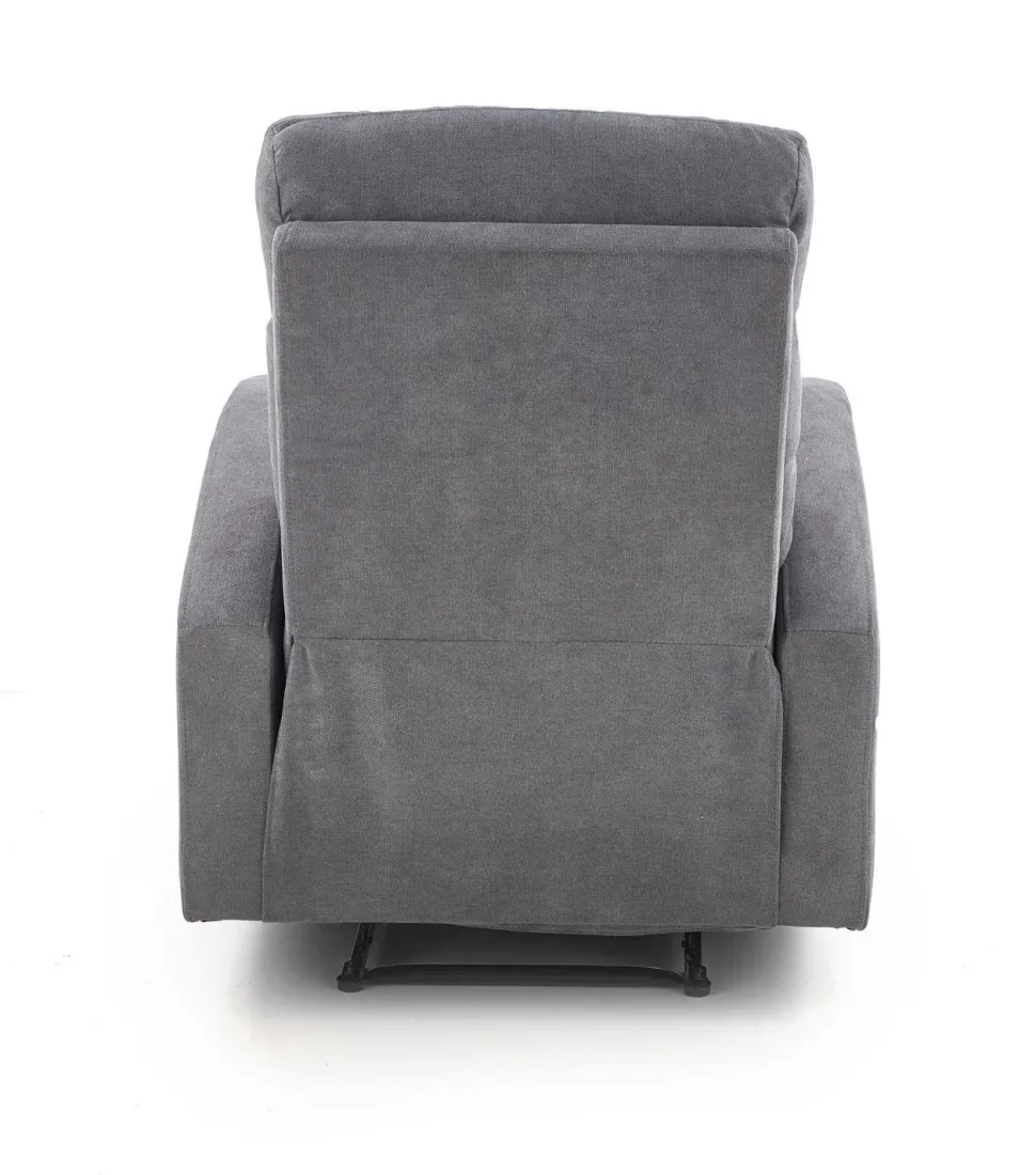 Fotel rozkładany recliner Graus szary