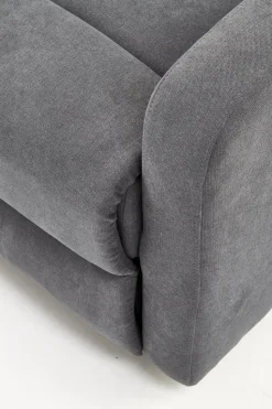 Fotel rozkładany recliner Graus szary