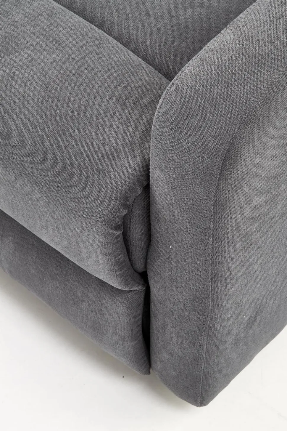 Fotel rozkładany recliner Graus szary