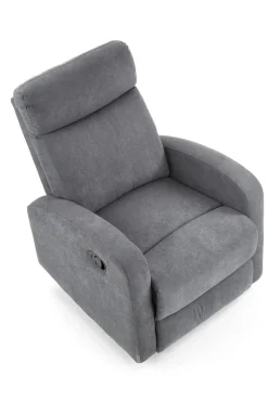 Fotel rozkładany recliner Graus szary