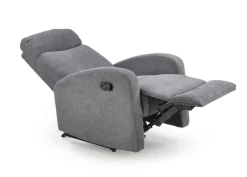 Fotel rozkładany recliner Graus szary