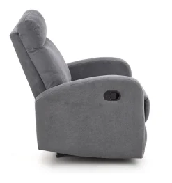 Fotel rozkładany recliner Graus szary