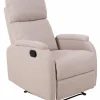 Fotel rozkładany recliner Paige beżowy