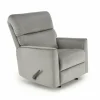 Fotel rozkładany recliner Indra popielaty