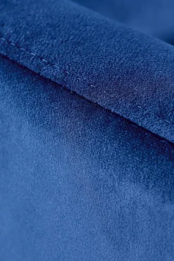 Fotel rozkładany recliner Dativo welwet niebieski