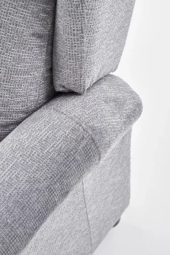 Fotel rozkładany recliner Nagu szary jasny