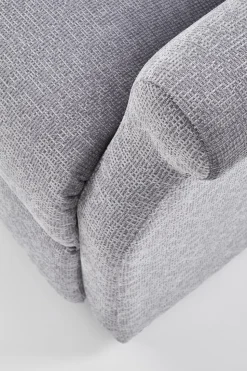 Fotel rozkładany recliner Nagu szary jasny