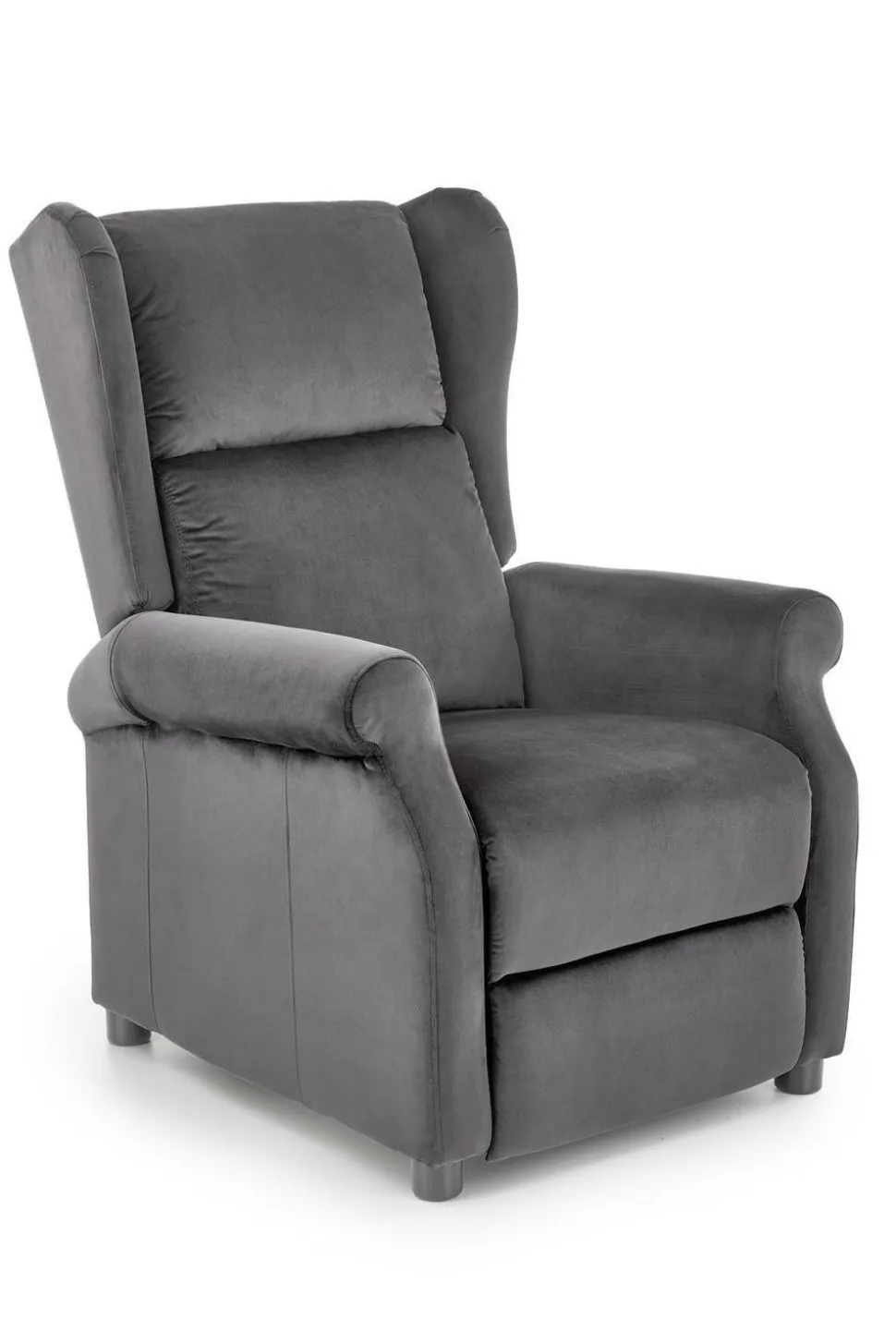 Fotel rozkładany recliner Nagu szary