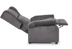 Fotel rozkładany recliner Nagu szary