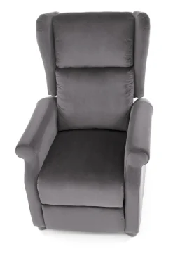 Fotel rozkładany recliner Nagu szary