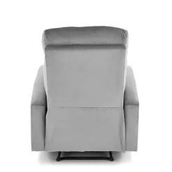 Fotel rozkładany recliner Veral welwet szary