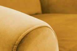 Fotel rozkładany recliner Nagu musztardowy