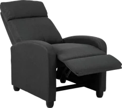Fotel rozkładany recliner Siom antracyt