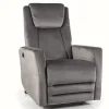 Fotel rozkładany recliner Doni szary VIC