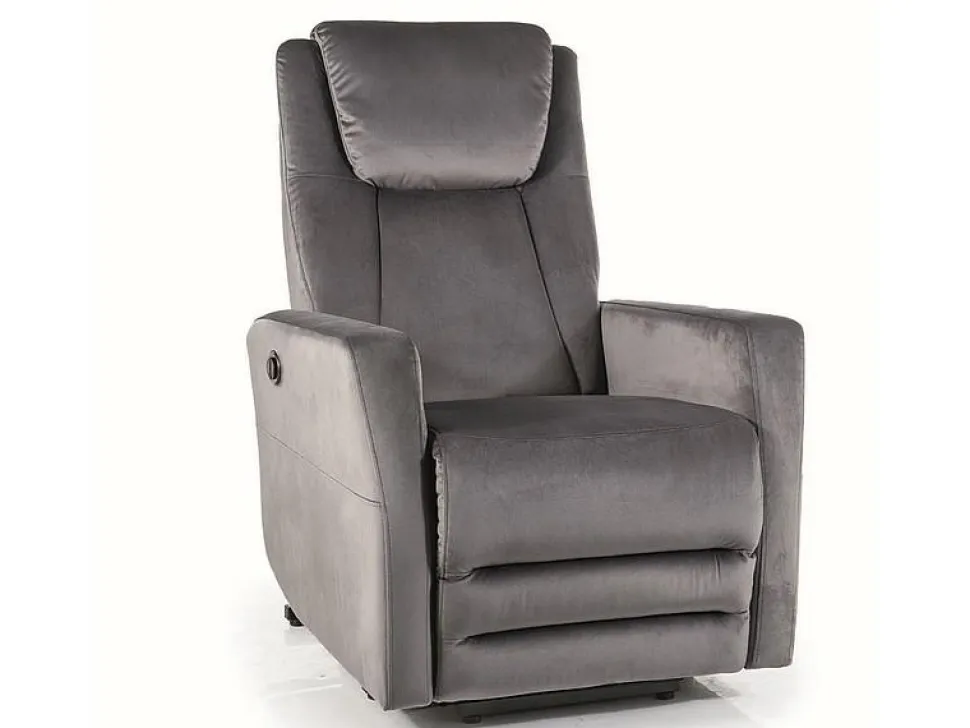 Fotel rozkładany recliner Doni szary VIC
