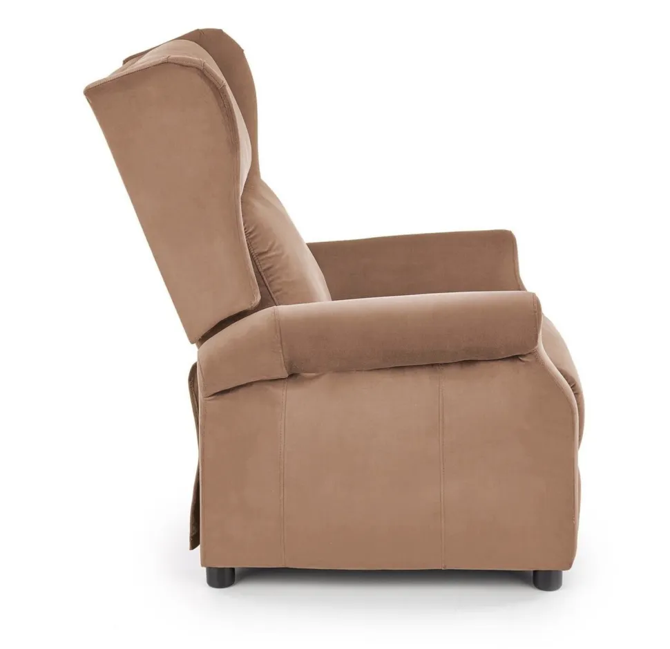 Fotel rozkładany recliner Nagu beżowy
