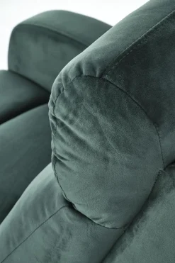 Fotel rozkładany recliner Veral welwet zielony